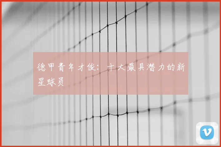 德甲青年才俊：十大最具潜力的新星球员